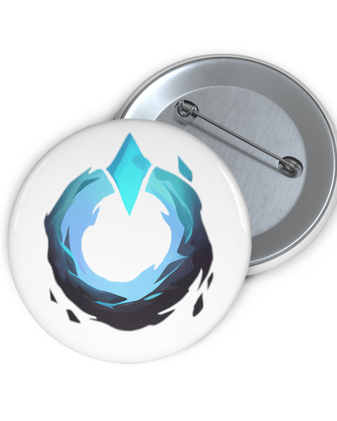 Ice Element Sigil - Button Pin
