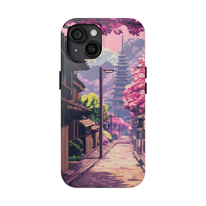 Temple Street - Anime Cherry Blossom Phone Case