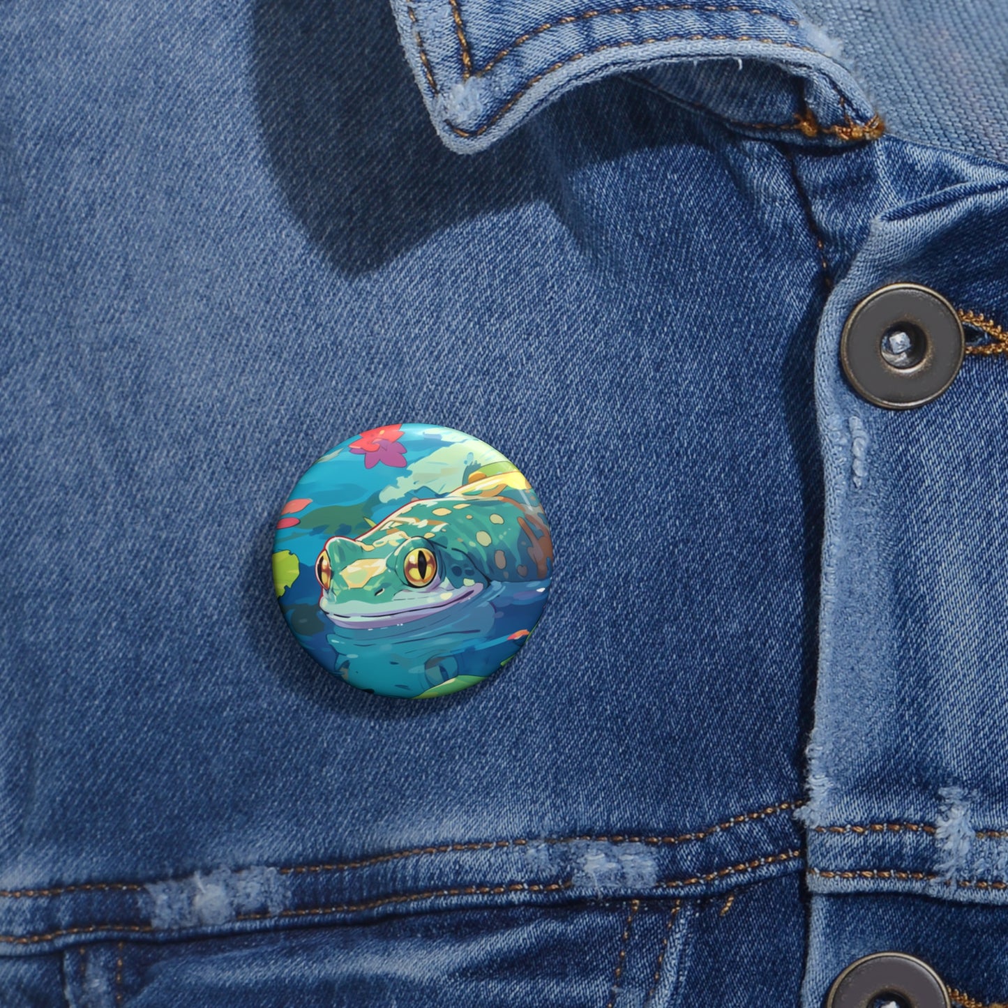 Unbothered - Anime Button Pin