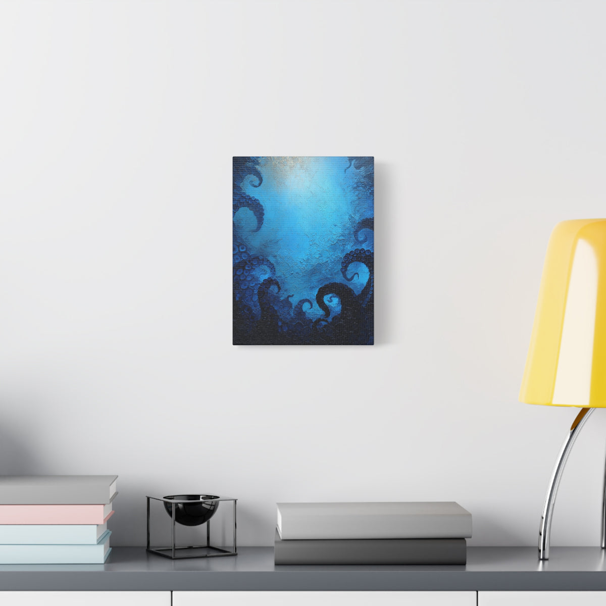 Kraken Abyss - Vertical Fantasy Wall Art