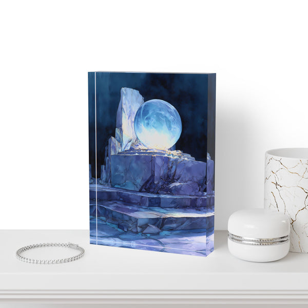 Ice Wisp - Dreamblock Acrylic Block Art