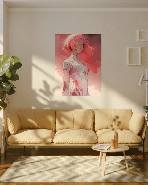 Hikari Child of Light - Anime Girl Watercolor Poster
