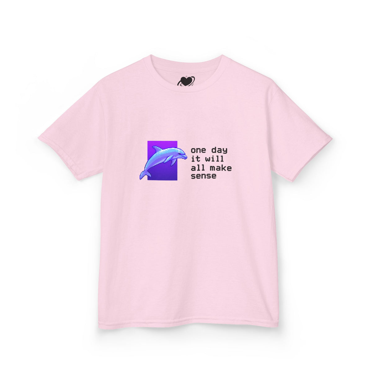 Message From The Future - Vaporwave Dolphin Baby Tee
