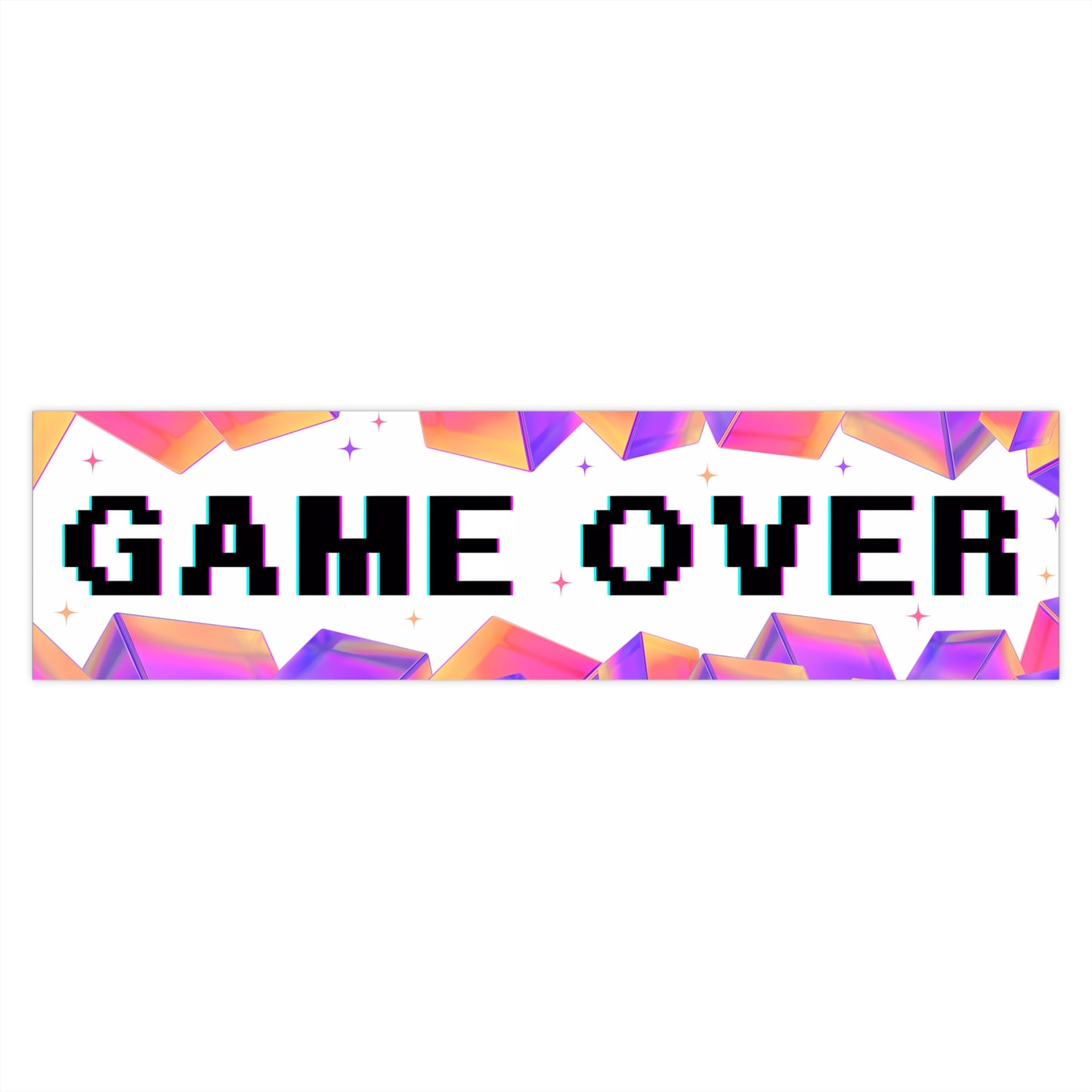 Game Over - Cute Bumper Sticker