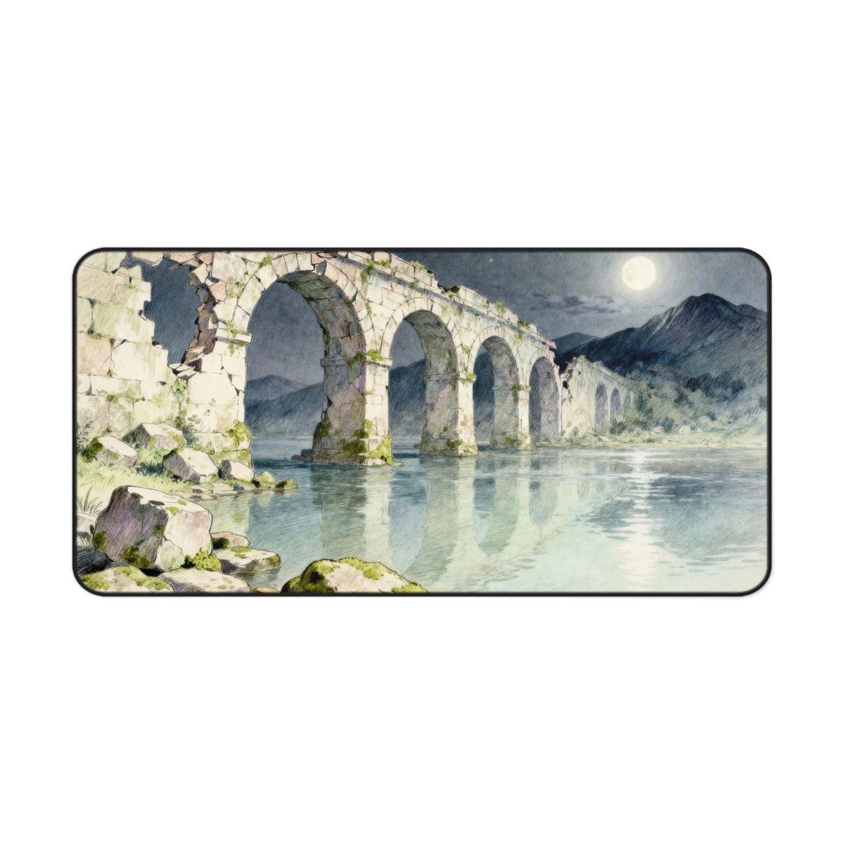 Serene Moonscape - Anime Desk Mat