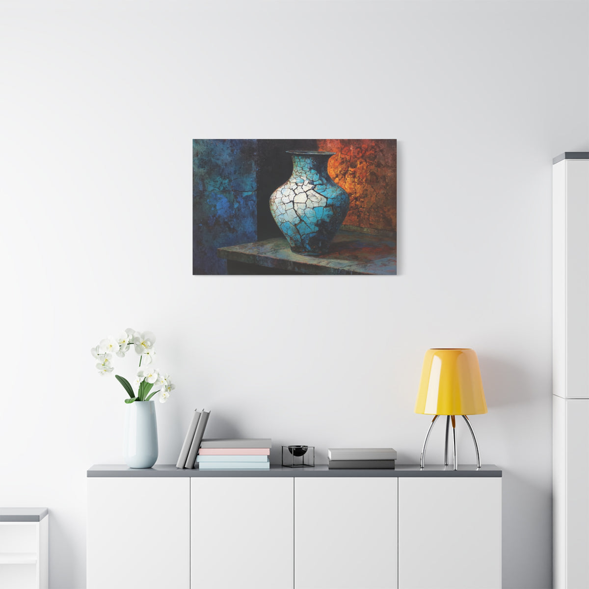 Lapis Relic - Textured Wall Art