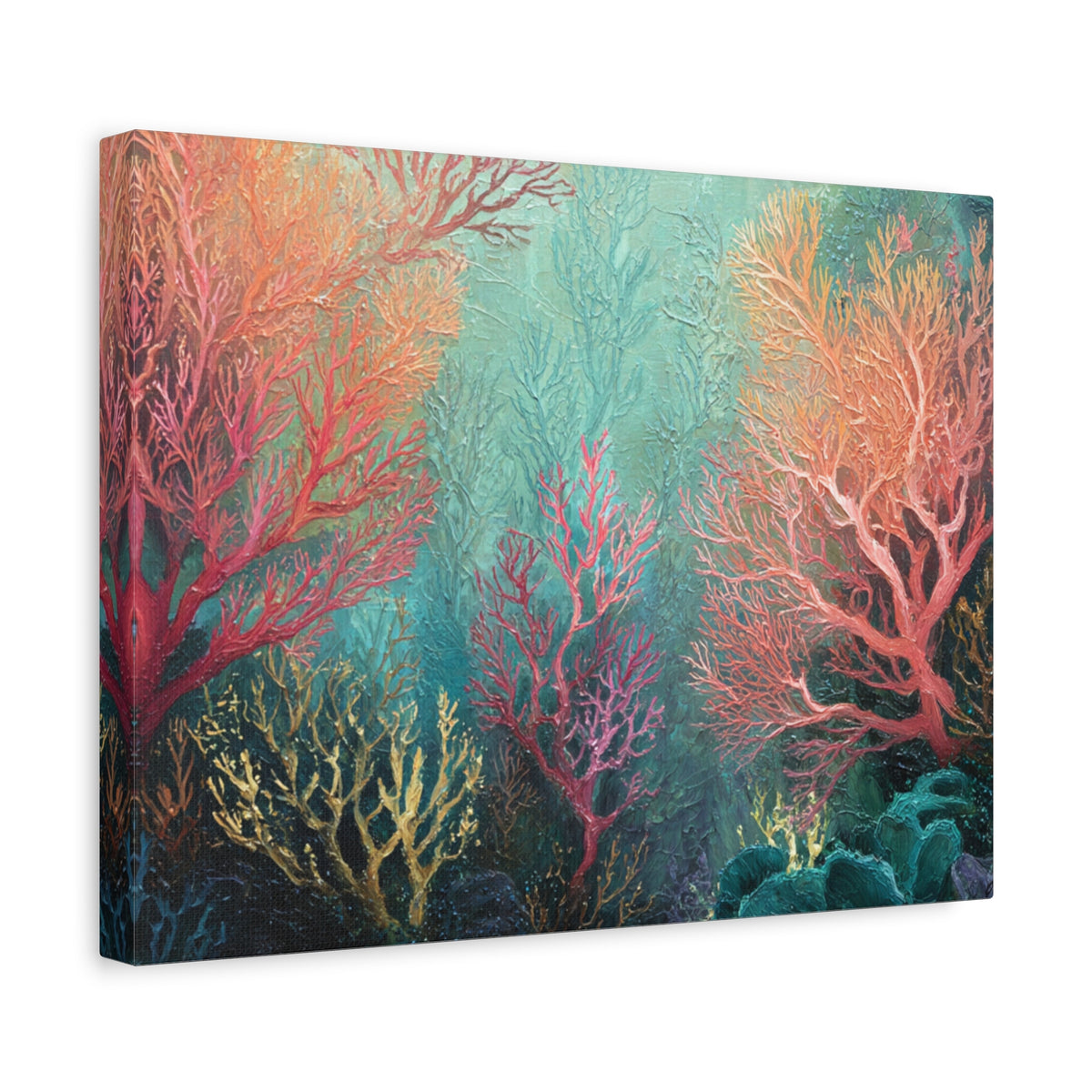 Rainbow Reef - Textured Undersea Wall Art