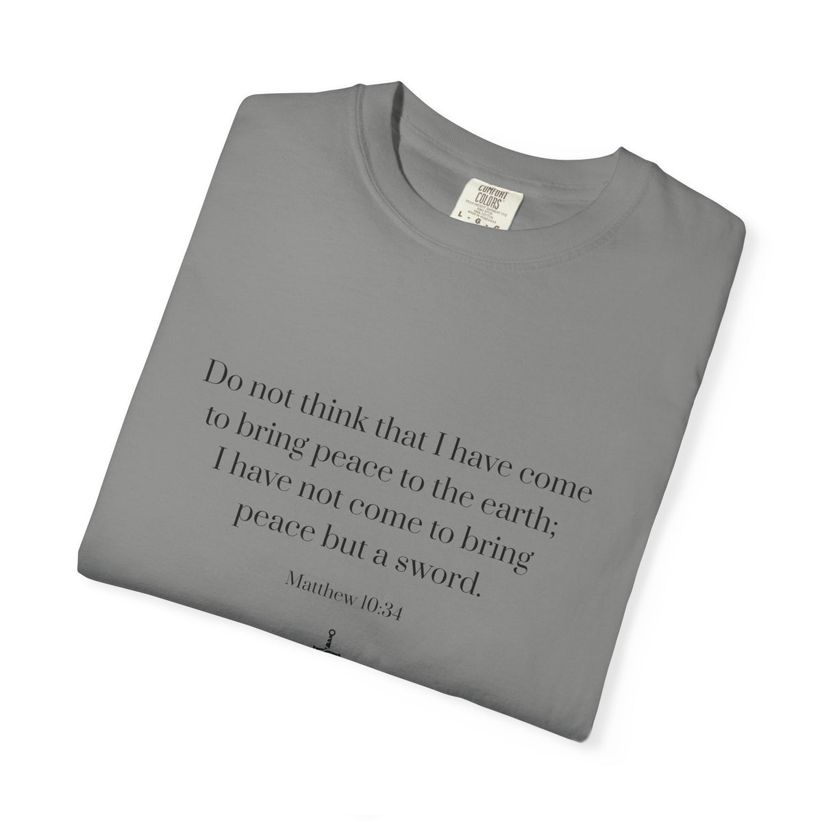 Matthew 10:34 Bible Verse T-Shirt