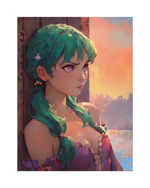 Waiting For My Prince - Anime Girl Poster