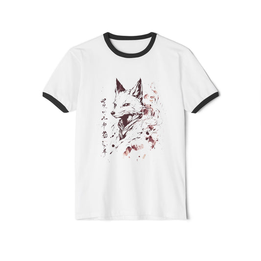 Stay Centered - Vintage Anime Fox T-Shirt