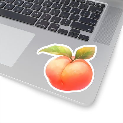 Perfectly Plump Peach Sticker