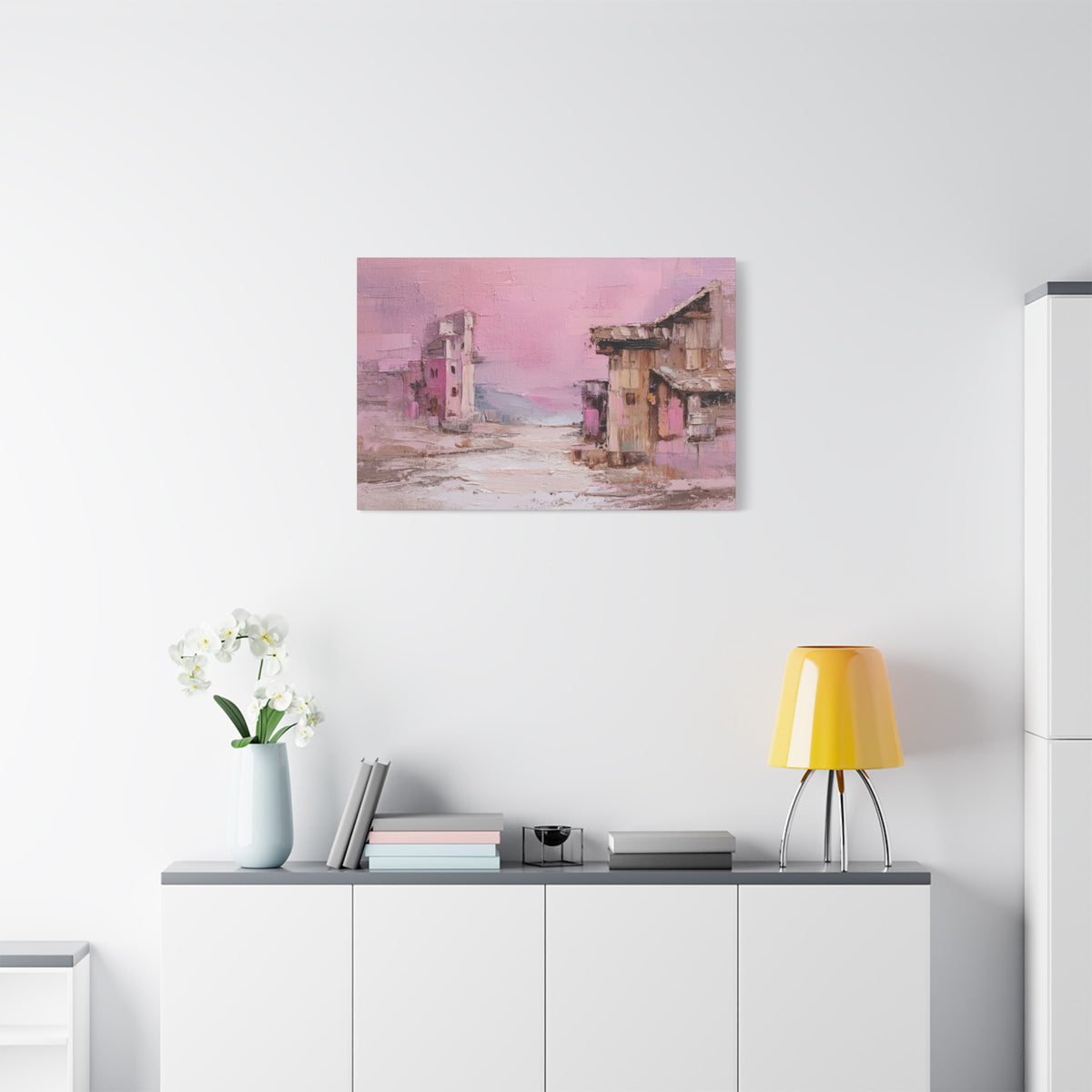Desert Frontier - Abstract Pastel Wall Art