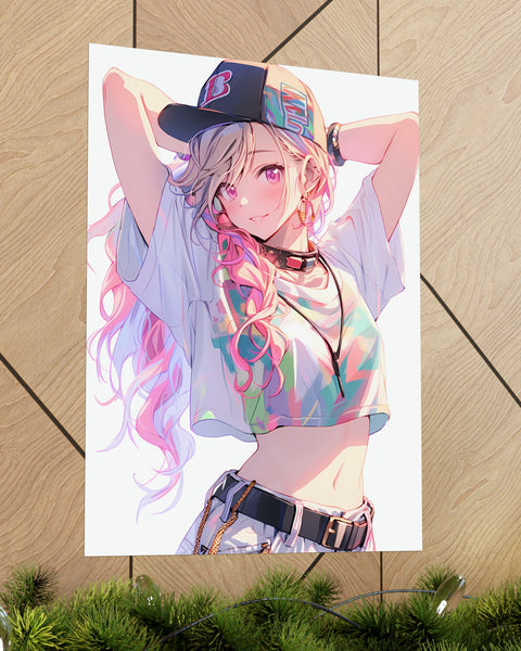 Pastel Kfashion Fit - Cute Anime Girl Poster