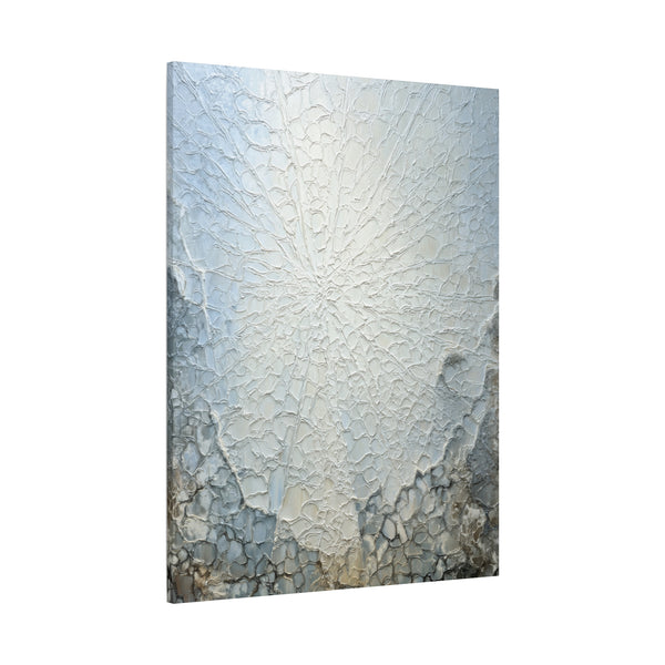 Frosted Glass - Abstract White Wall Art