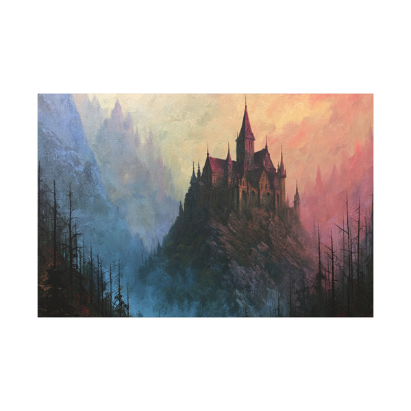 Pillar Keep - Textured Fantasy Wall Art