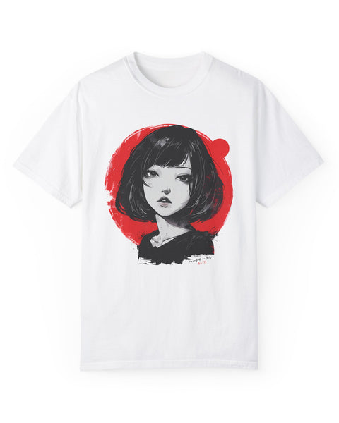 Red Moon - Retro Anime T-Shirt