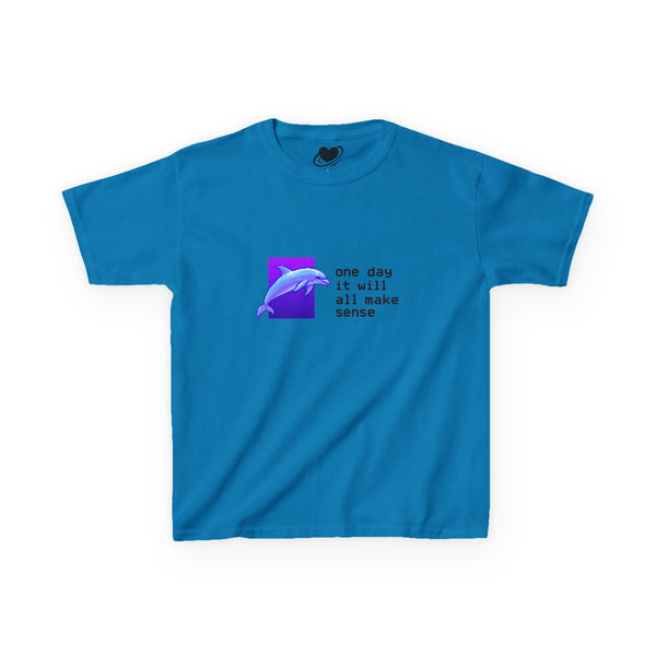 Message From The Future - Vaporwave Dolphin Baby Tee