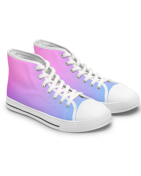 Fine Night - Prismatic High-Top Sneakers