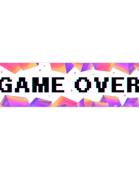Game Over - Cute Bumper Sticker