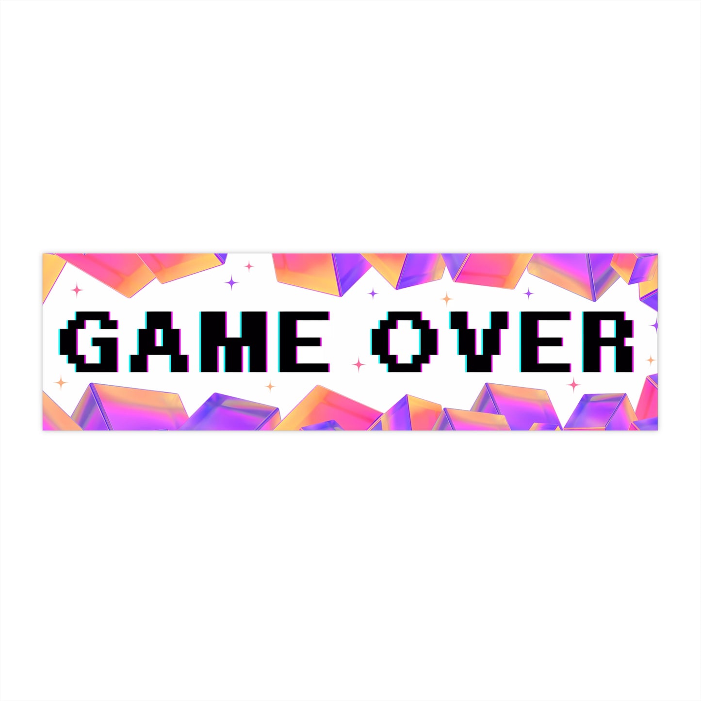 Game Over - Cute Bumper Sticker