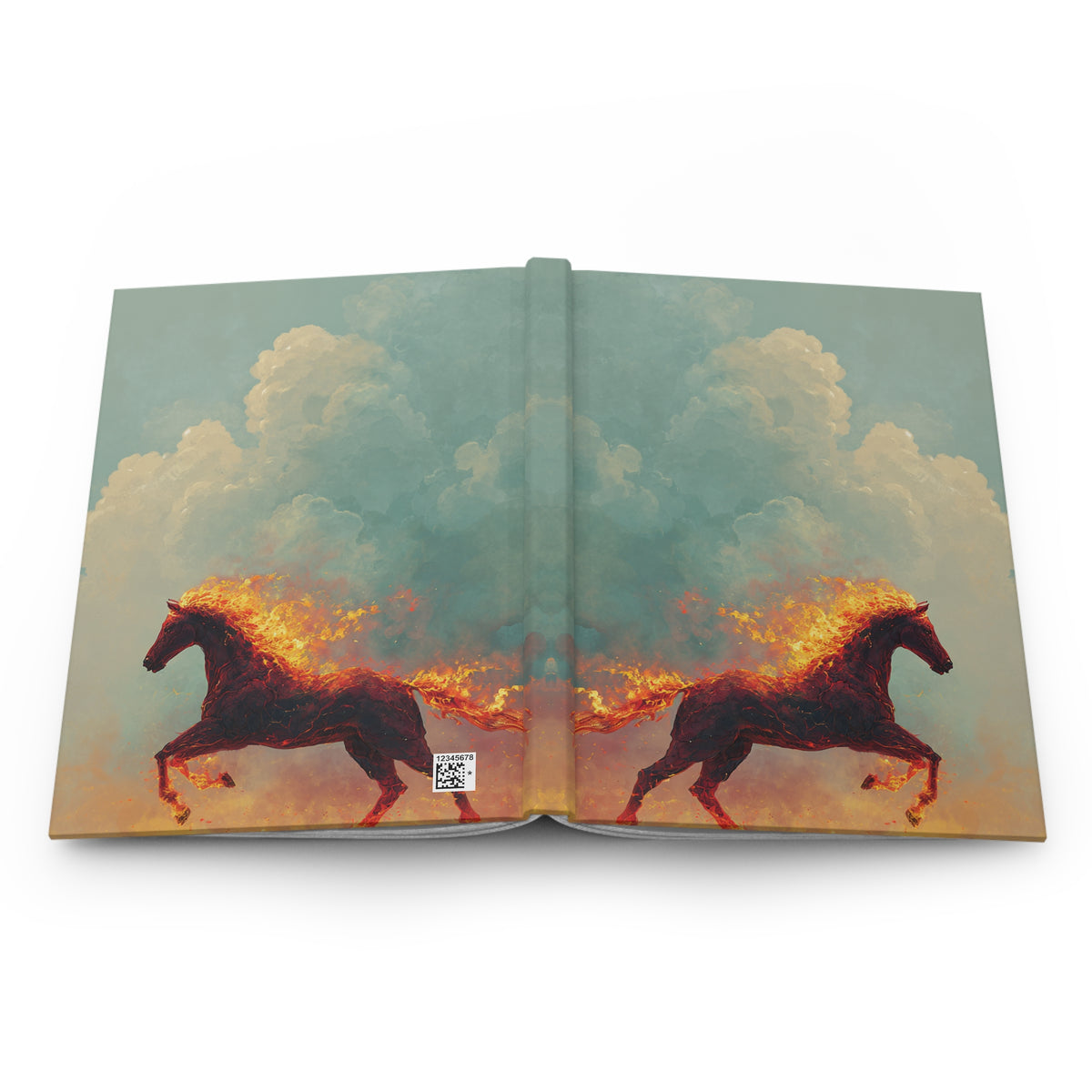 Year of the Fire Horse Hardcover Notebook