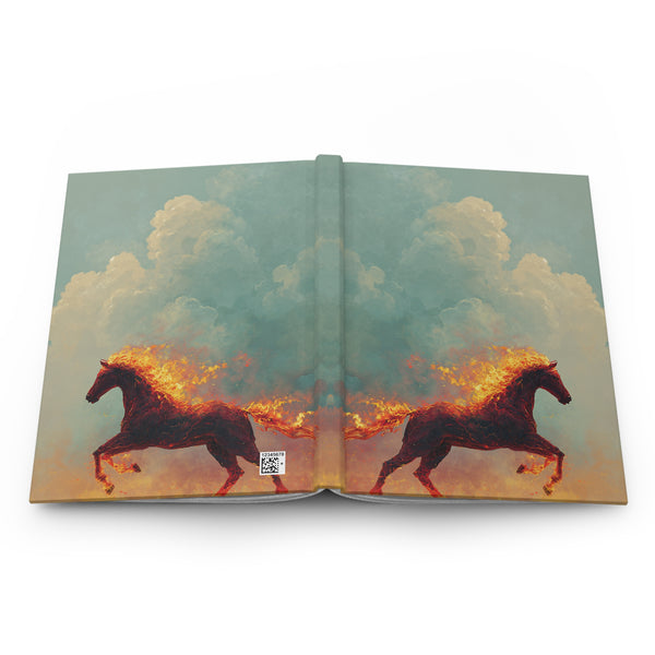 Year of the Fire Horse Hardcover Notebook
