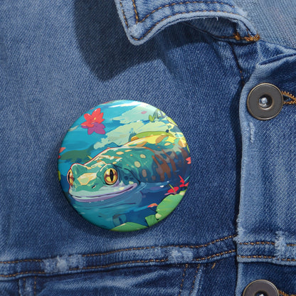 Unbothered - Anime Button Pin