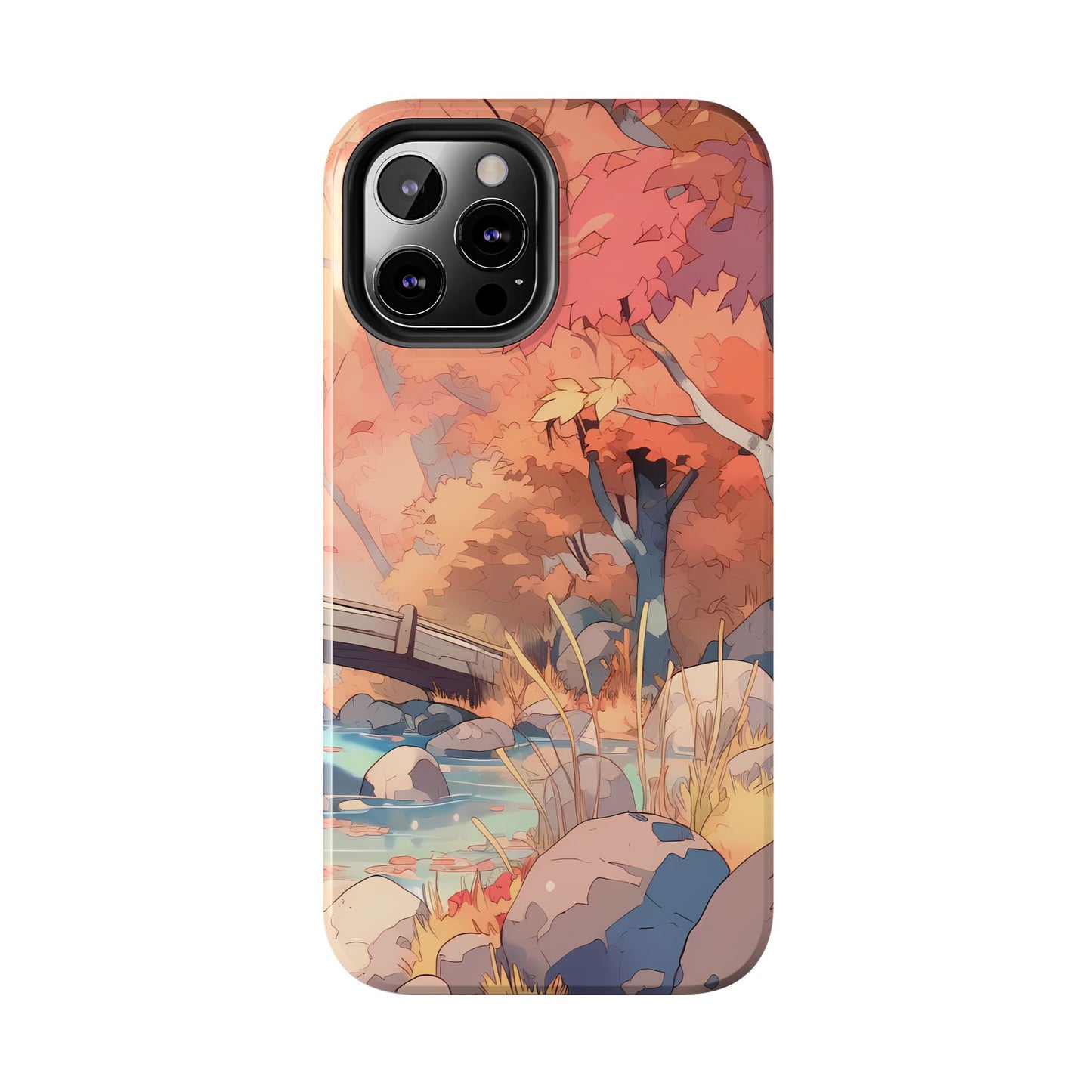 Amberglow - Anime Fall Phone Case