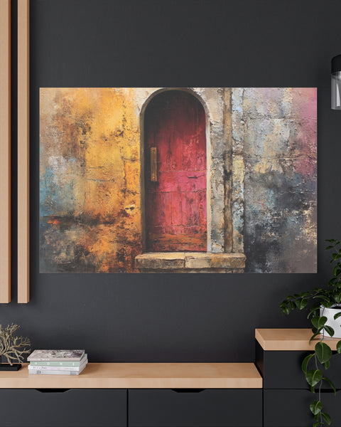 Old Entrance - Abstract Textured Wall Art
