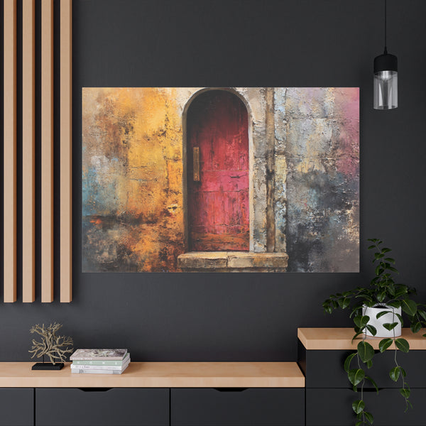 Old Entrance - Abstract Textured Wall Art