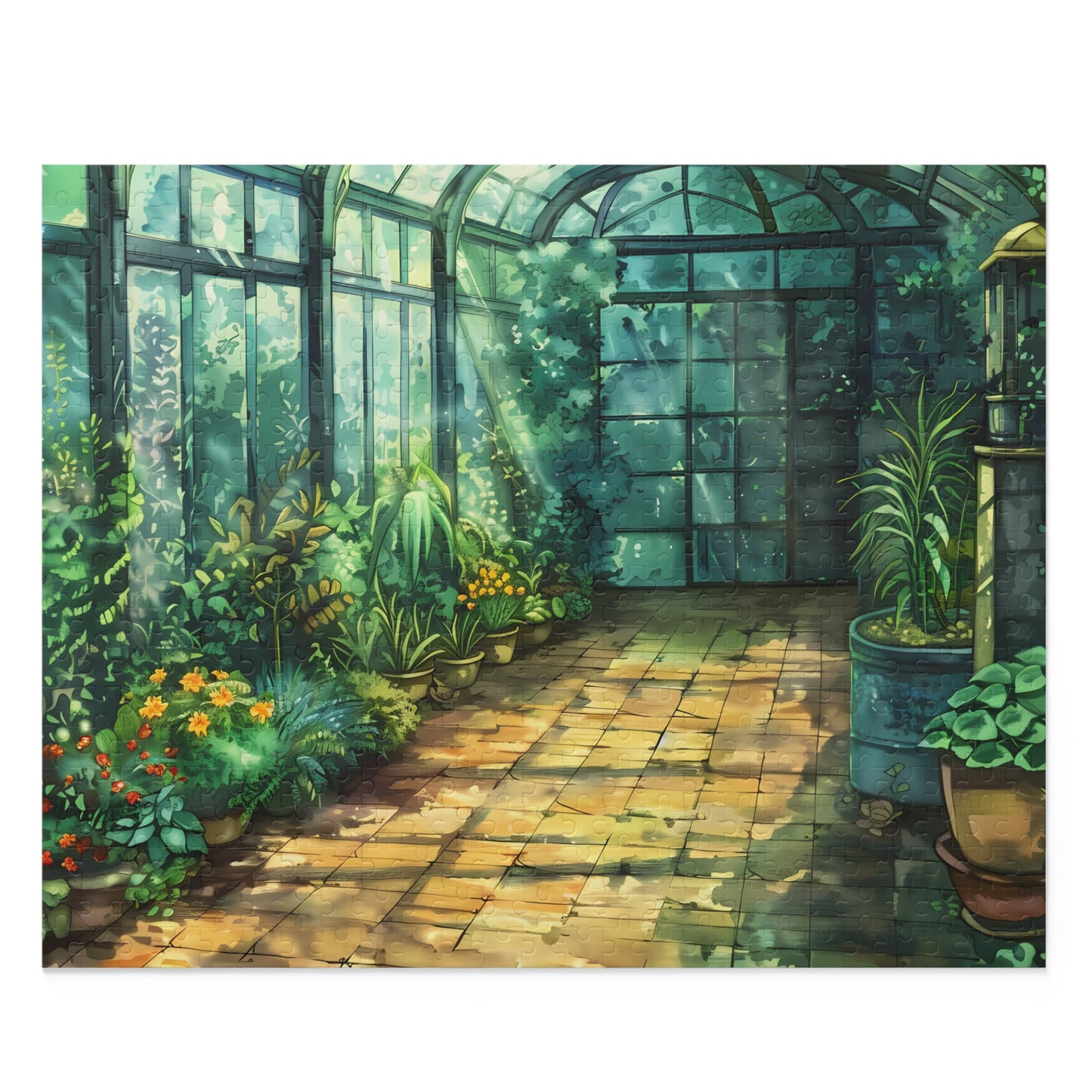 Herbal Nursery - Anime Greenhouse Puzzle