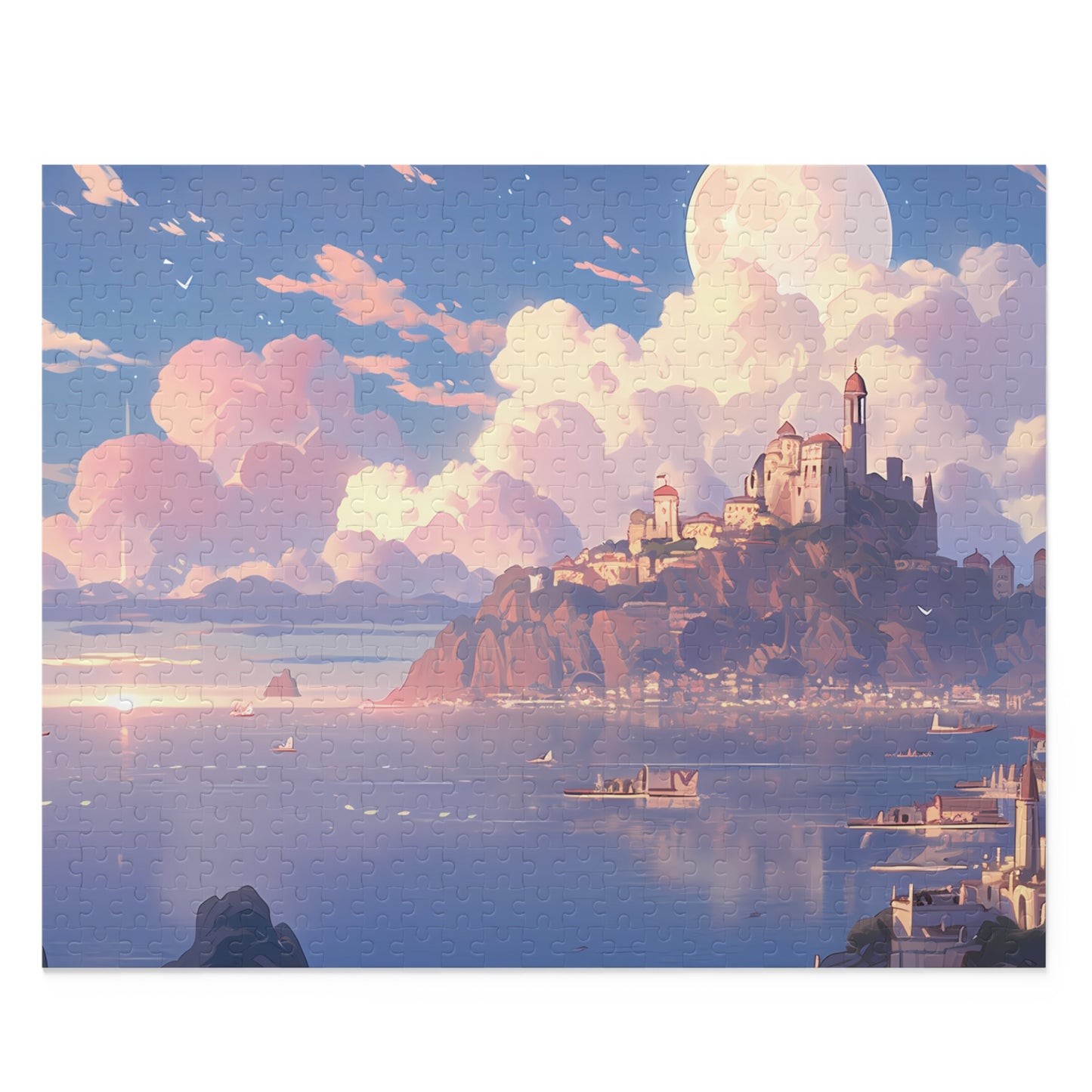 Erlei Harbor - Anime Jigsaw Puzzle