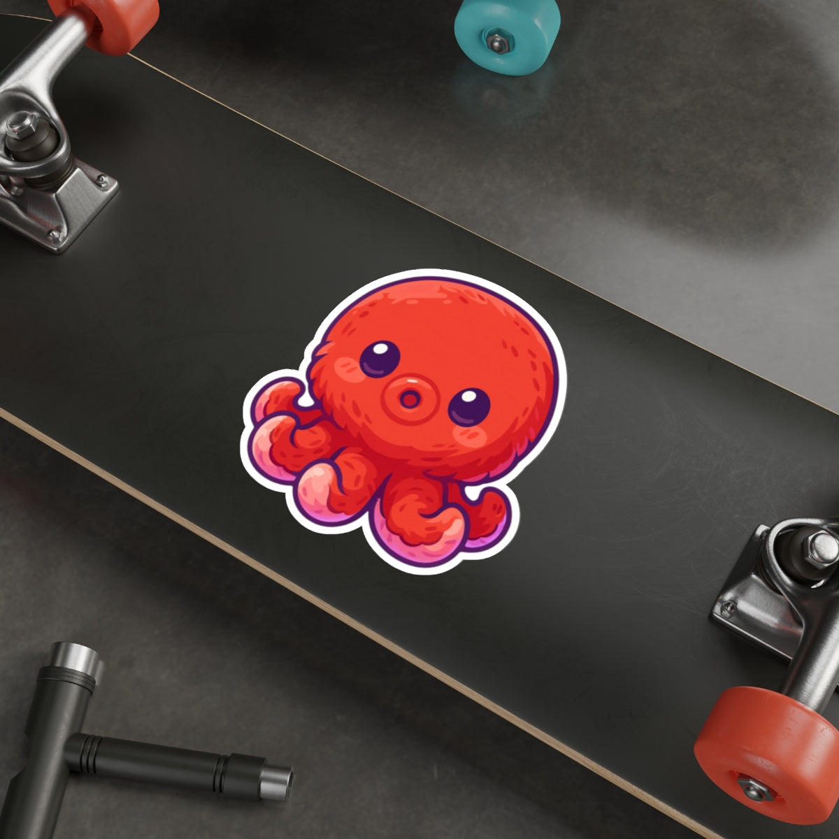 Alone Octopus Cute Anime Sticker