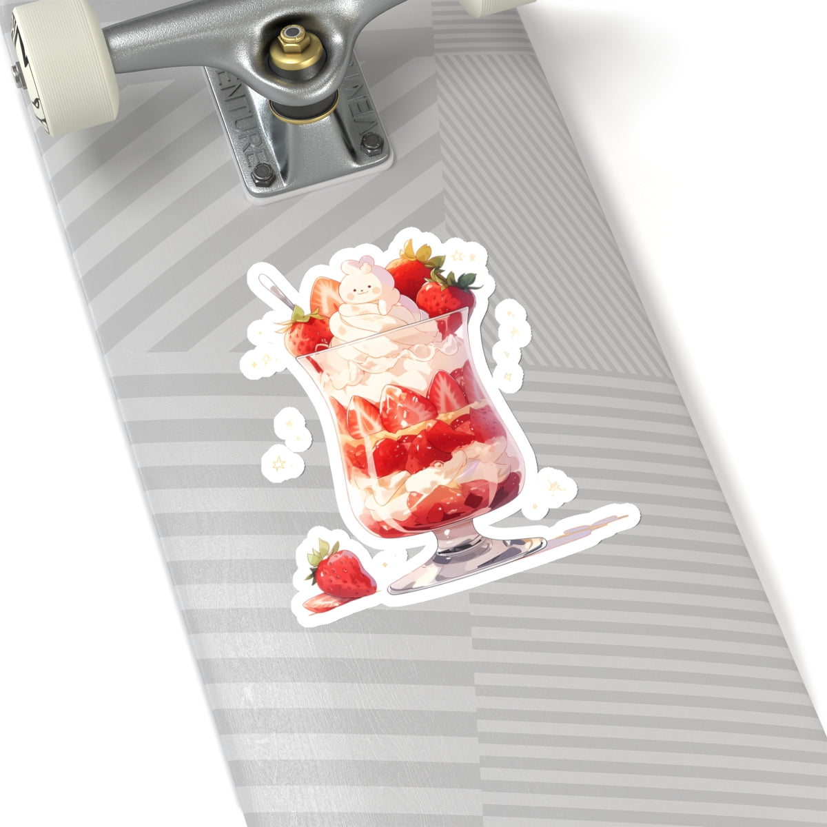 Strawberry Bunny Parfait - Cute Anime Sticker