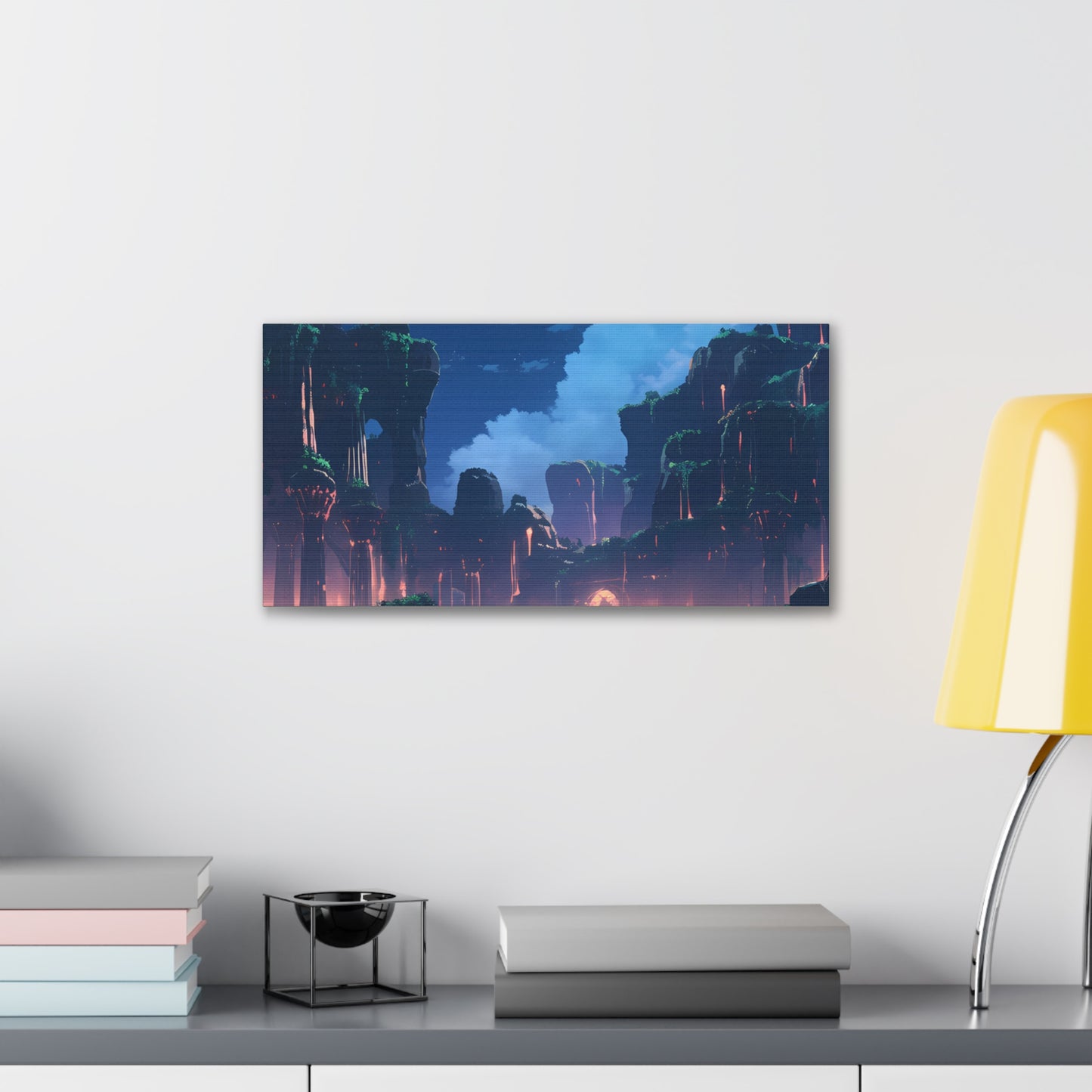 Night Magic - Anime Canvas Print