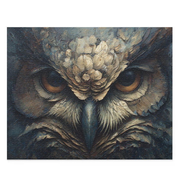 Watchful Gaze - Fantasy Art 3D Owl Puzzle