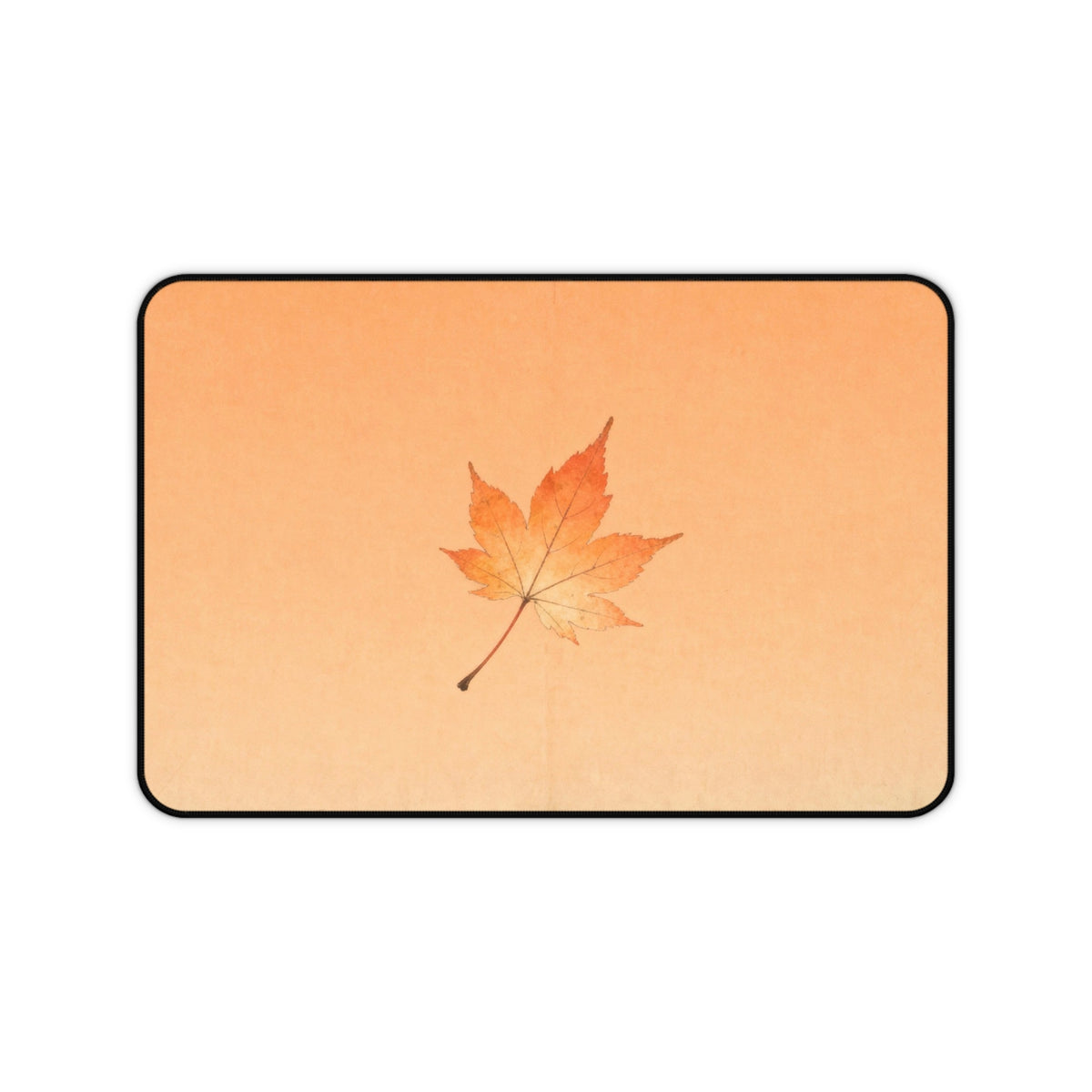 Single Autumn Leaf - Japanese Desk Mat