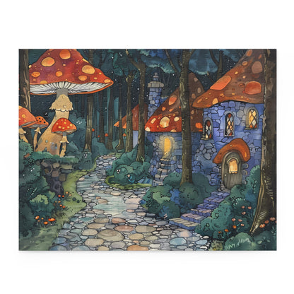 Shroom Village - Cozy Anime Puzzle