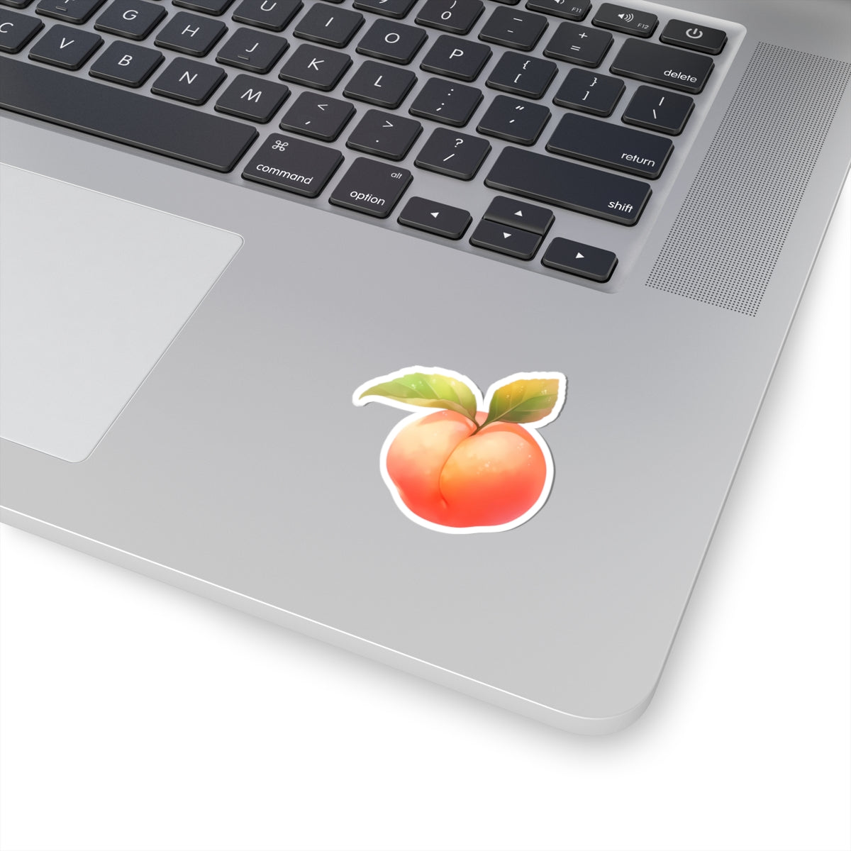 Perfectly Plump Peach Sticker