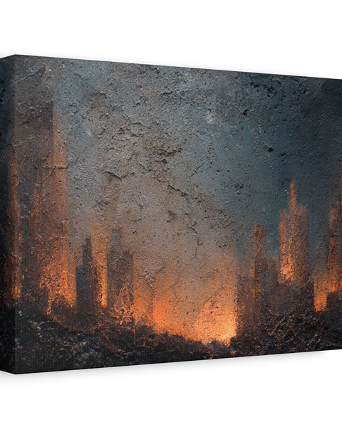 Tears Edge - Abstract Textured Wall Art