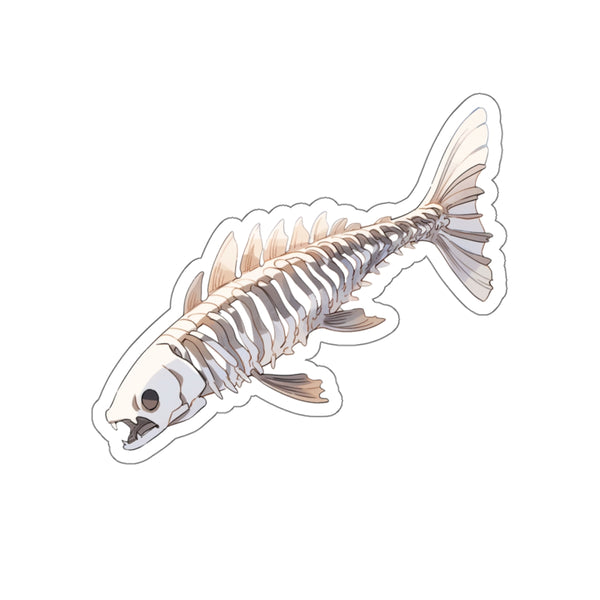 Amazing Bone Fish - Anime Fish Skeleton Sticker