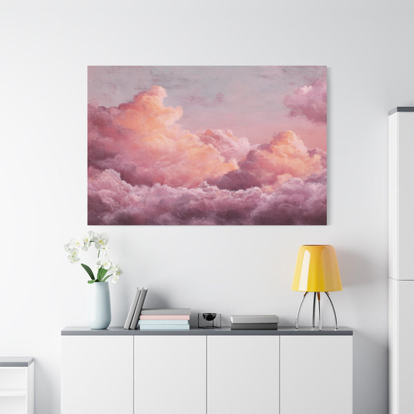 Rosy Skyscape - Pink Pastel Wall Art