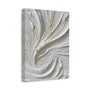 Whipped Waves - Abstract Textured White Wall Art