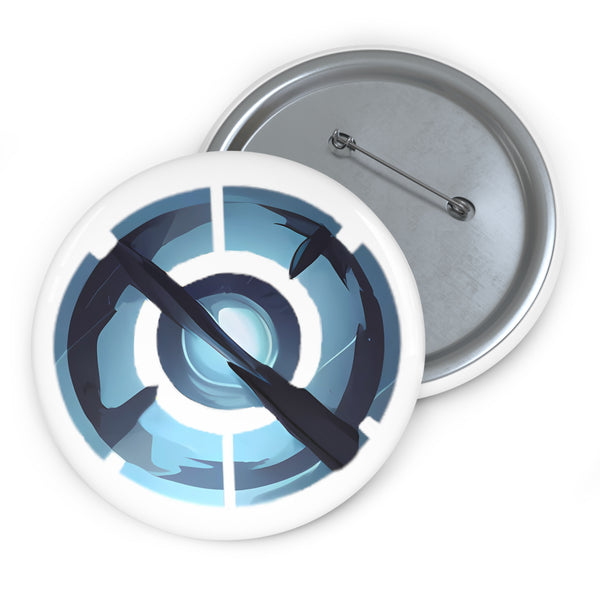 Metal Element Sigil - Button Pin