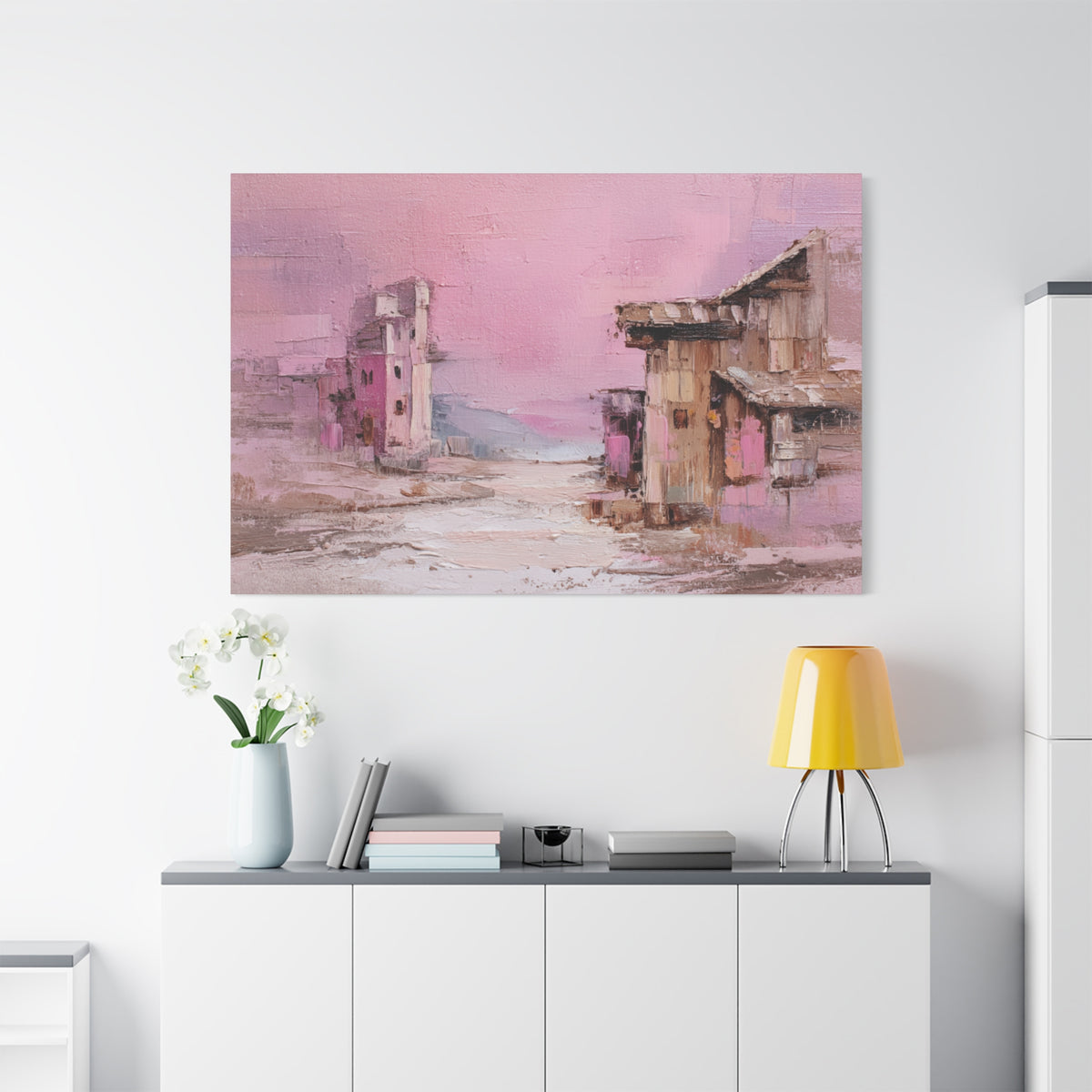Desert Frontier - Abstract Pastel Wall Art