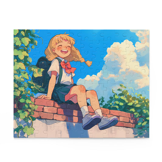 Last Day of School - Cute Anime Puzzle