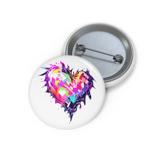 Crystal Heart Clan - Anime Button Pin