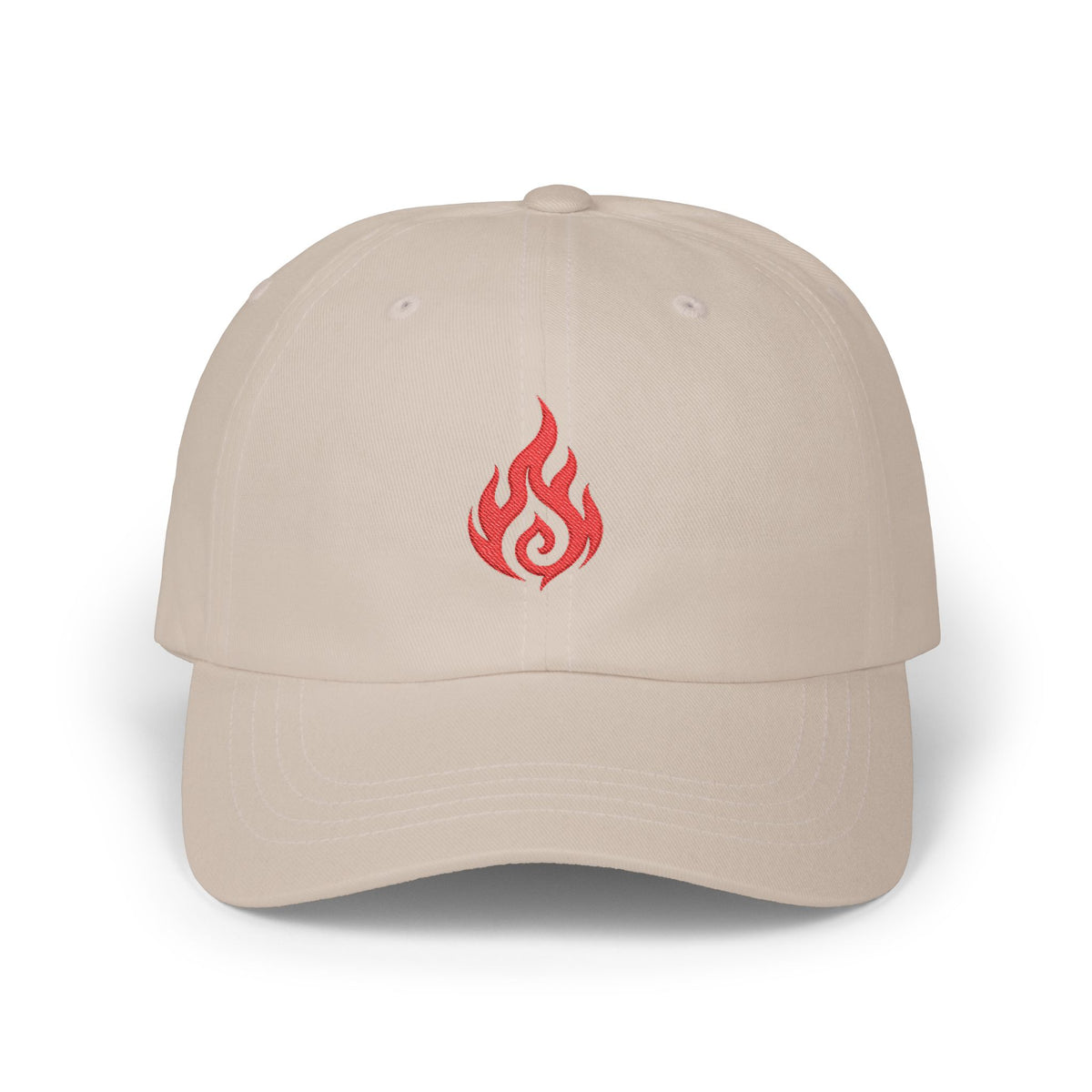 Symbol of Fire - Embroidered Cotton Baseball Cap