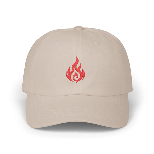 Symbol of Fire - Embroidered Cotton Baseball Cap