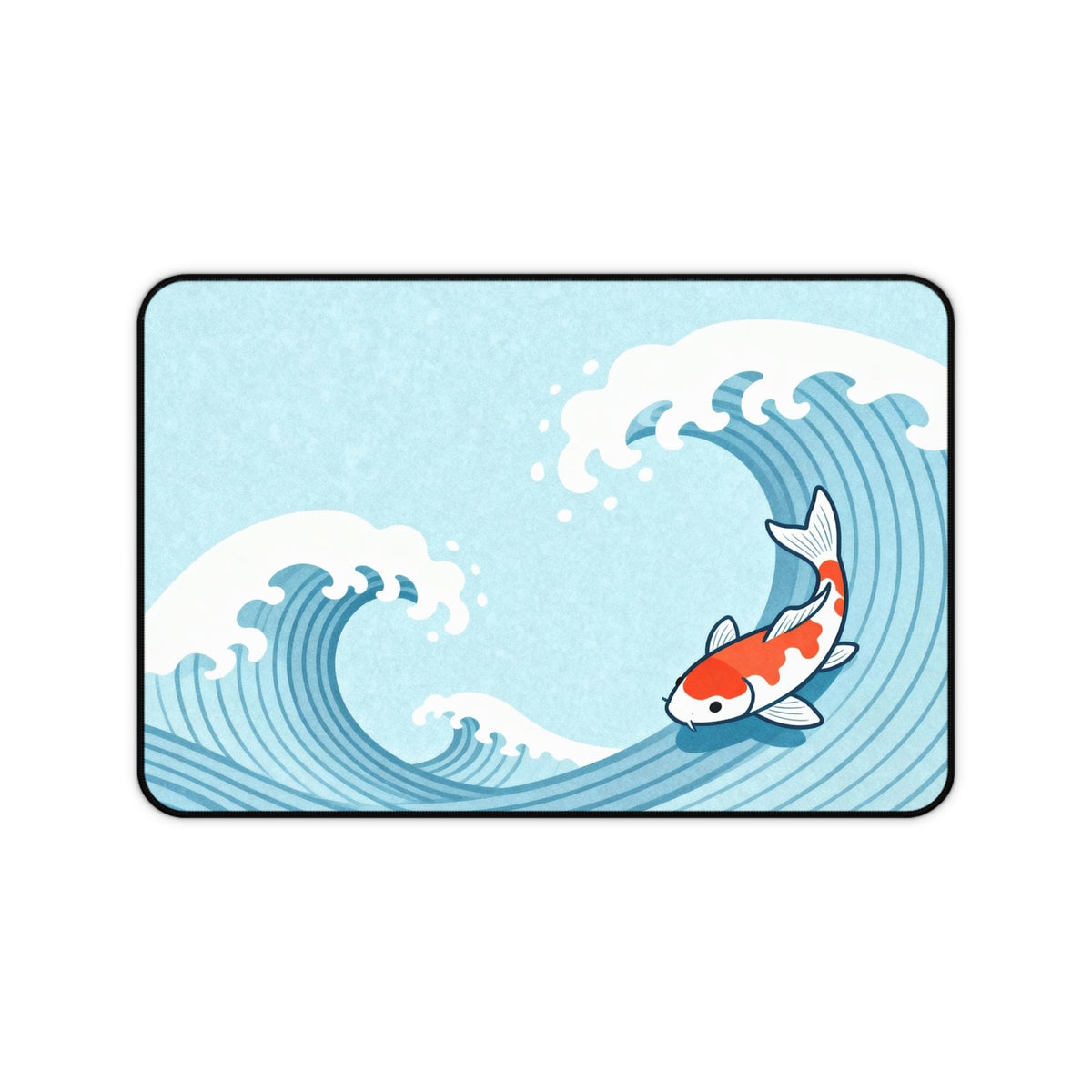 Koi Joy - Japanese Great Wave Desk Mat